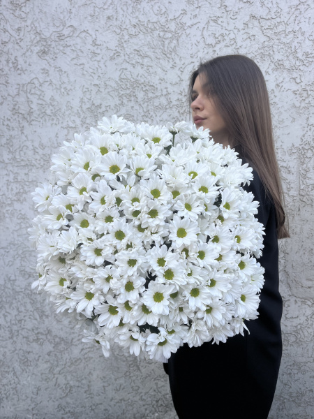 Монобукет з хризантеми Kennedy White